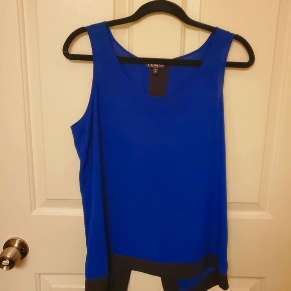 Blue and Black Tank Top - Picture 1 of 2